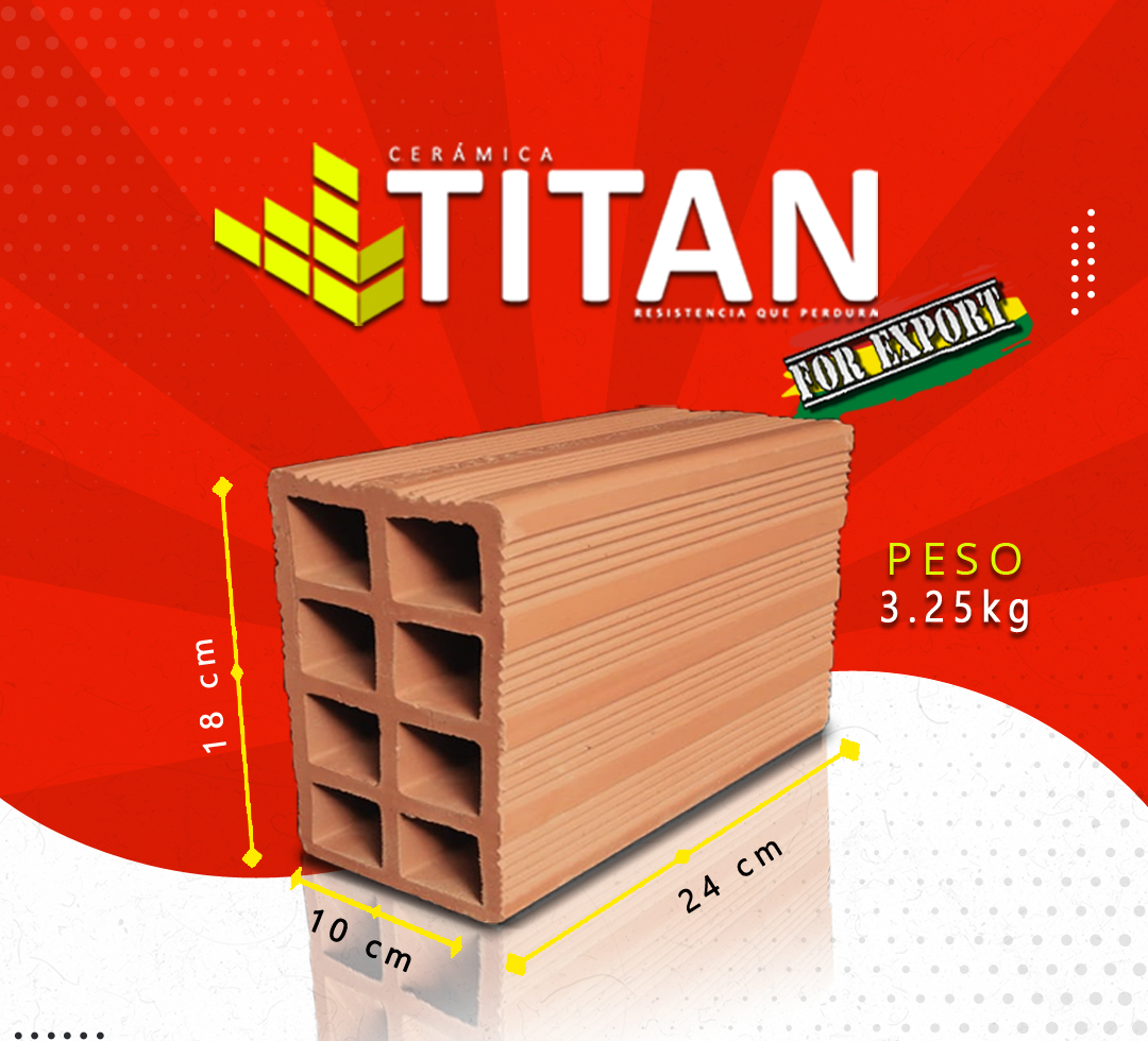 8 HUECOS RAYADO - 24X10X18 CM